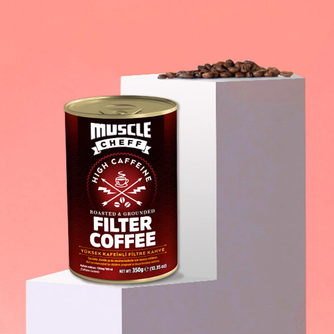 Yüksek Kafeinli Filtre Kahve (350g) Muscle Cheff