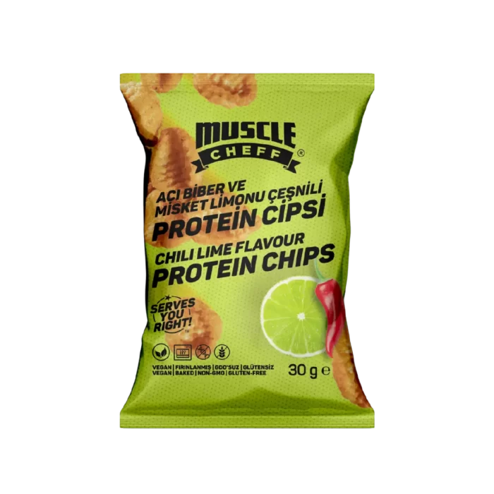 Acı Biber ve Misket Limonu Çeşnili Proteinli Cips (30g)