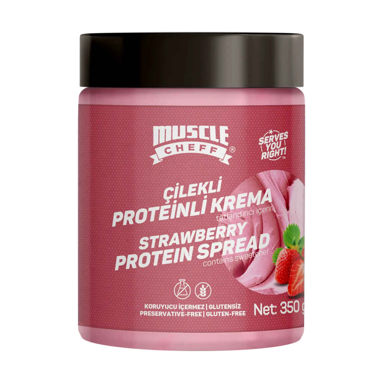 Çilekli Proteinli Krema (350g)